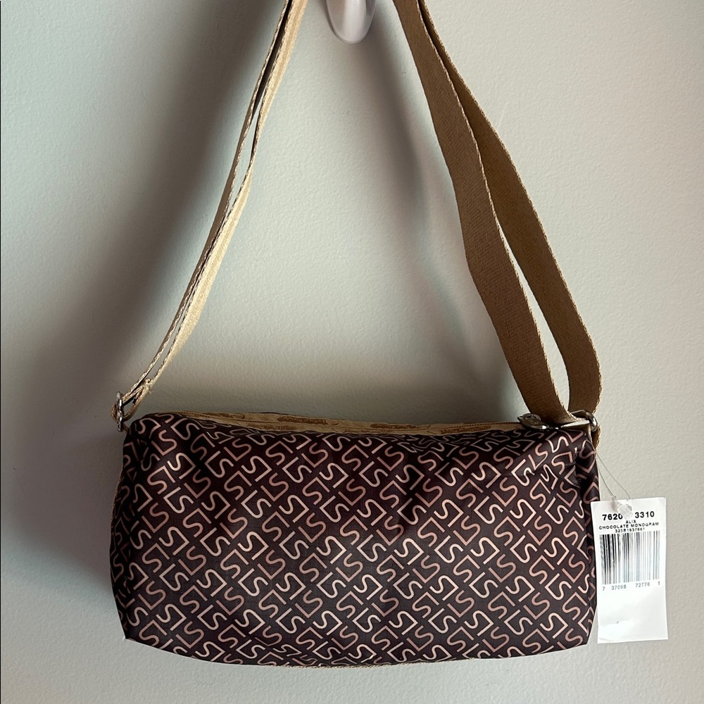 NWT LeSportsac Alix Chocolate Monogram Collection Crossbody Bag
